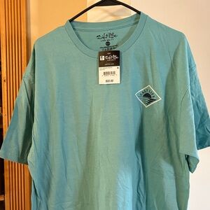 Salt Life Men's Short Sleeve Crew Tee in Aqua Blue